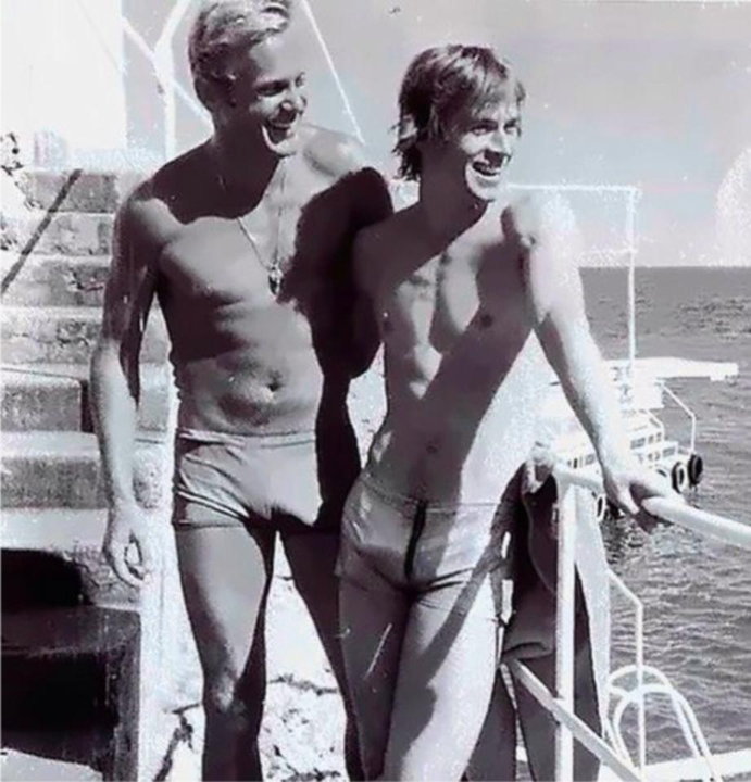 A Well-endowed pair, Hunter and Nureyev (Click for larger) .