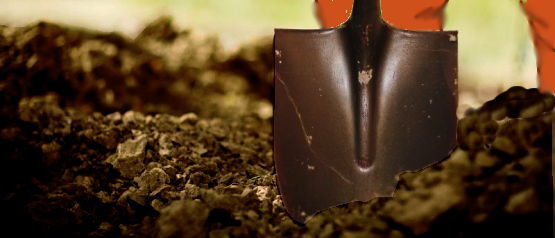 Shovelling coal